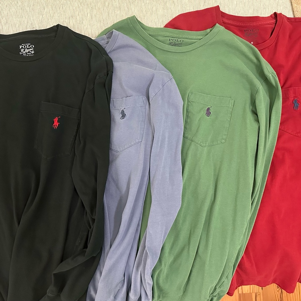 Polo Ralph Lauren long sleeve pocket t-shirts (small)